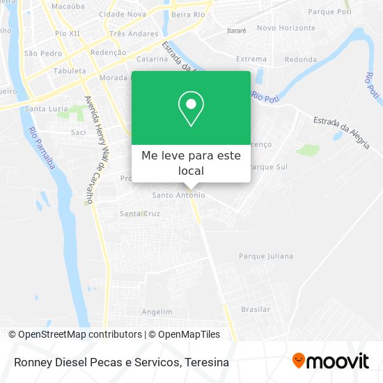 Ronney Diesel Pecas e Servicos mapa
