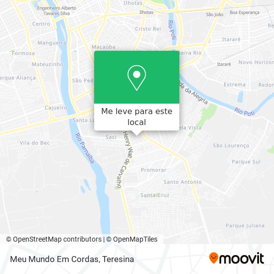 Meu Mundo Em Cordas mapa