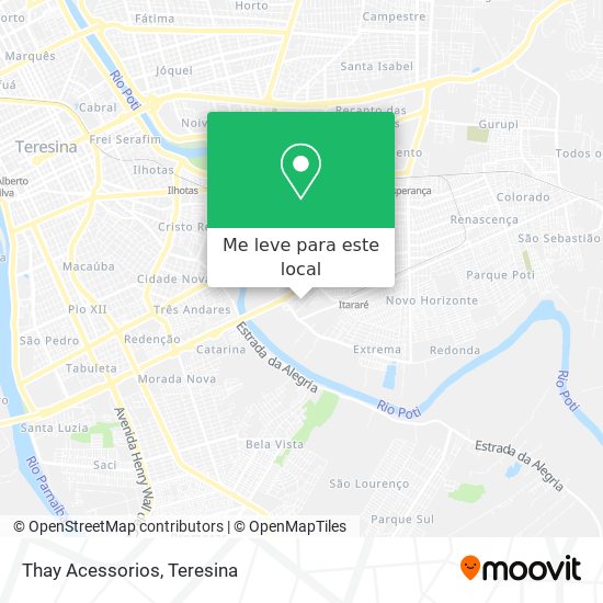 Thay Acessorios mapa