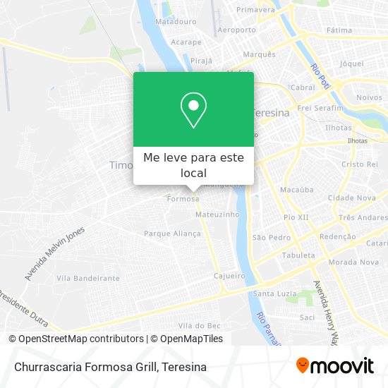 Churrascaria Formosa Grill mapa