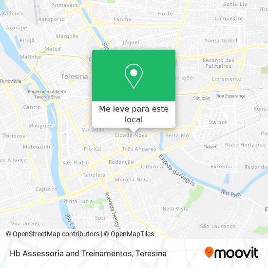 Hb Assessoria and Treinamentos mapa