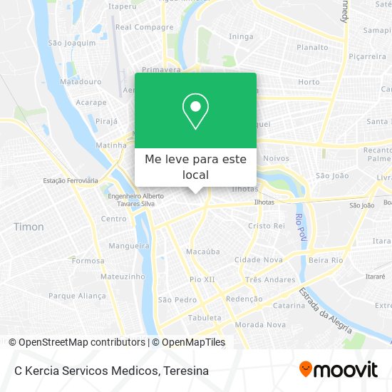 C Kercia Servicos Medicos mapa