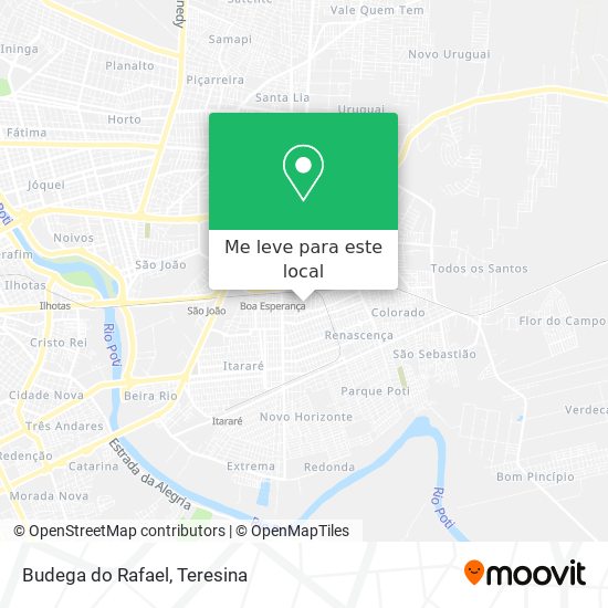 Budega do Rafael mapa
