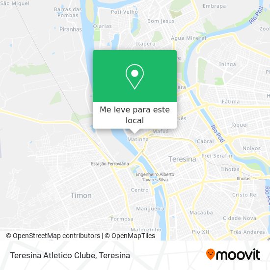 Teresina Atletico Clube mapa