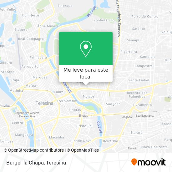 Burger la Chapa mapa
