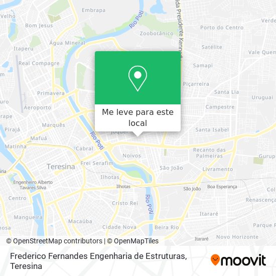 Frederico Fernandes Engenharia de Estruturas mapa