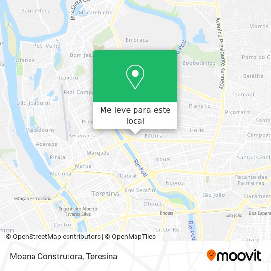 Moana Construtora mapa