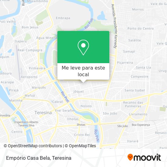 Empório Casa Bela mapa