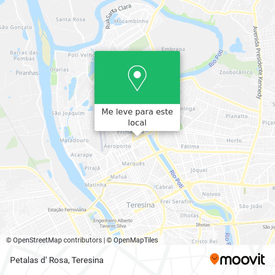 Petalas d' Rosa mapa