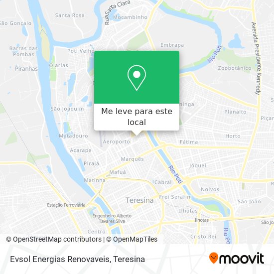 Evsol Energias Renovaveis mapa