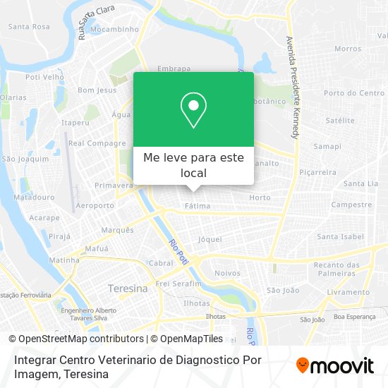 Integrar Centro Veterinario de Diagnostico Por Imagem mapa