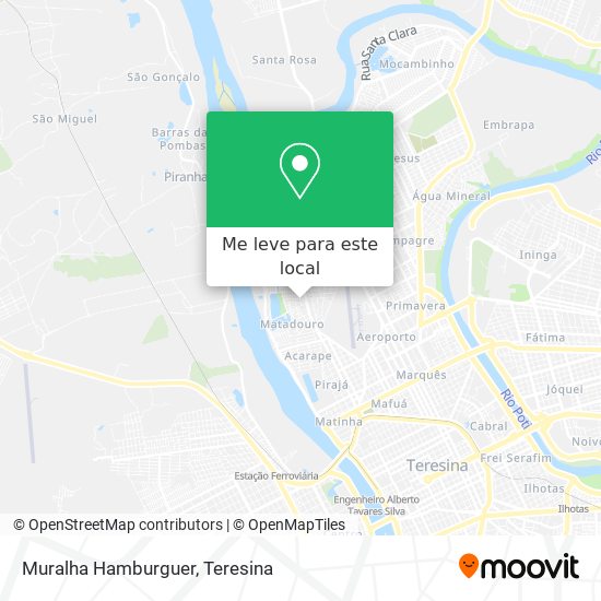 Muralha Hamburguer mapa
