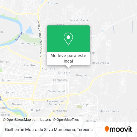 Guilherme Moura da Silva Marcenaria mapa
