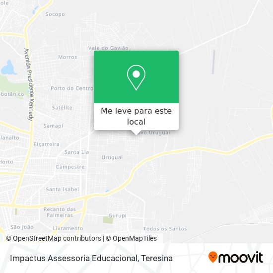 Impactus Assessoria Educacional mapa