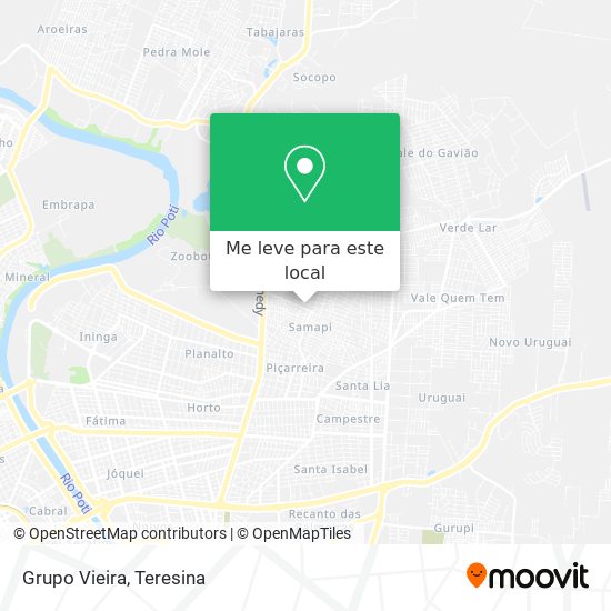 Grupo Vieira mapa