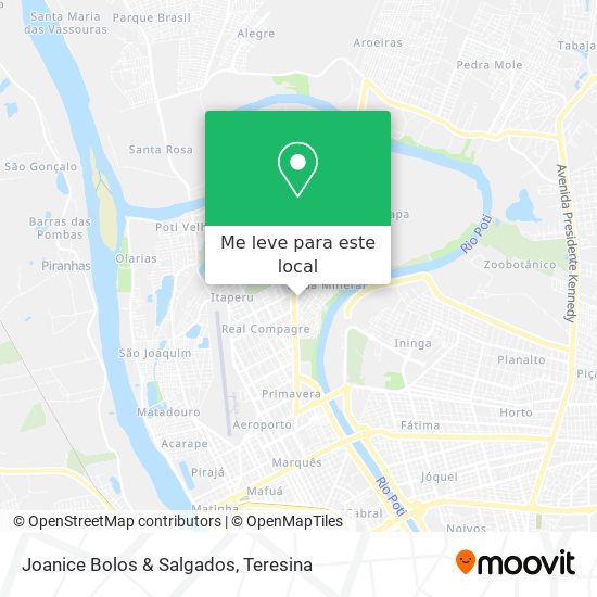 Joanice Bolos & Salgados mapa