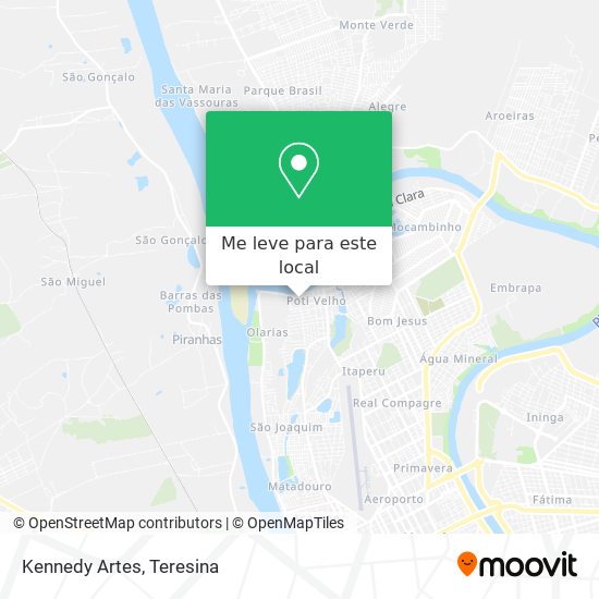 Kennedy Artes mapa