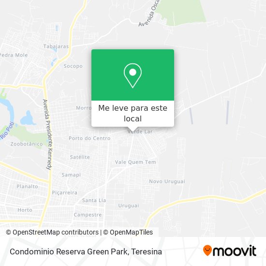 Condominio Reserva Green Park mapa