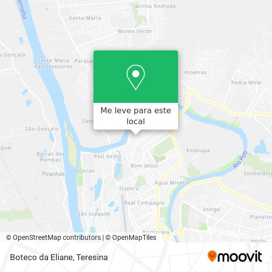Boteco da Eliane mapa