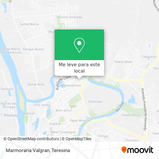 Marmoraria Valgran mapa