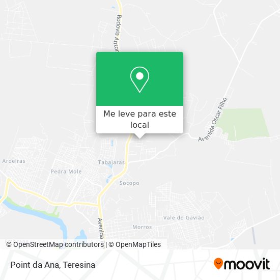 Point da Ana mapa