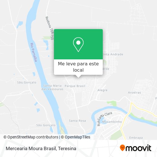 Mercearia Moura Brasil mapa