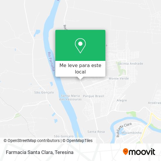 Farmacia Santa Clara mapa