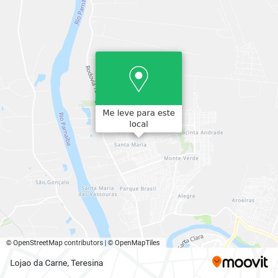 Lojao da Carne mapa