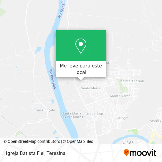 Igreja Batista Fiel mapa