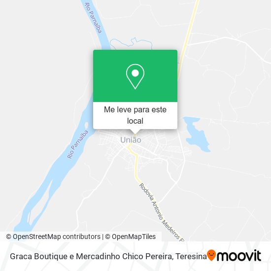 Graca Boutique e Mercadinho Chico Pereira mapa