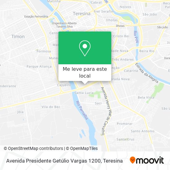 Avenida Presidente Getúlio Vargas 1200 mapa