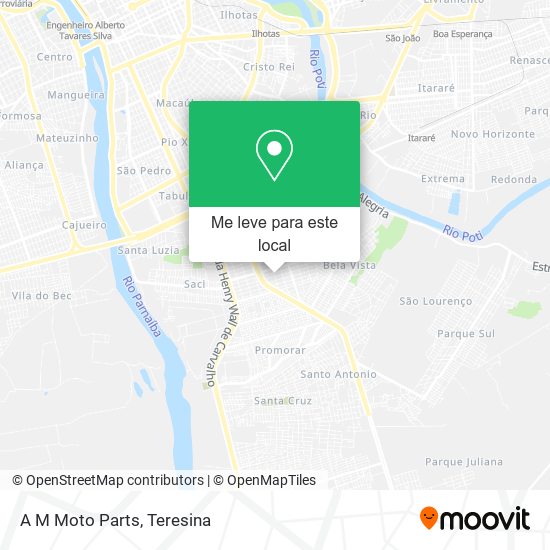A M Moto Parts mapa