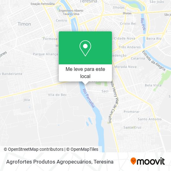Agrofortes Produtos Agropecuários mapa