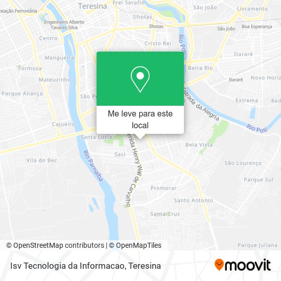 Isv Tecnologia da Informacao mapa