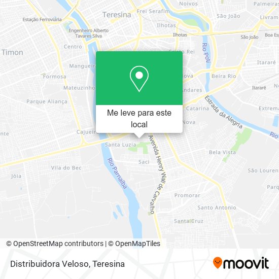 Distribuidora Veloso mapa