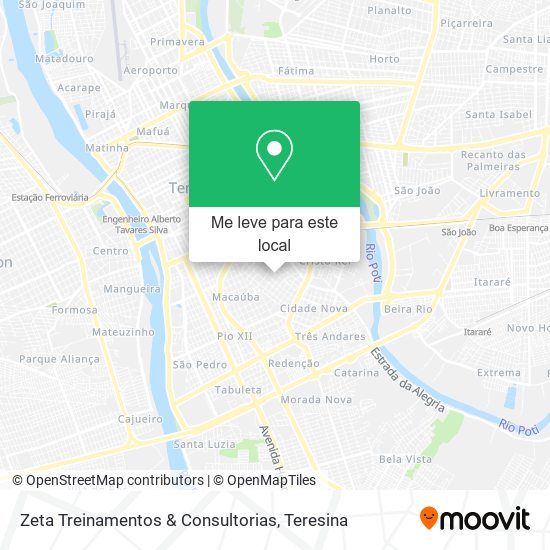 Zeta Treinamentos & Consultorias mapa