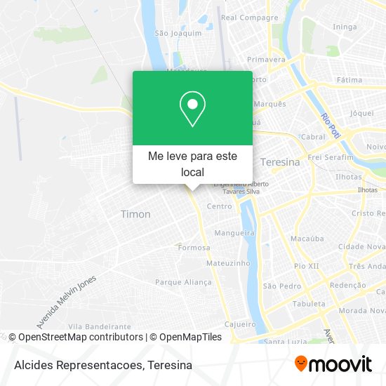 Alcides Representacoes mapa
