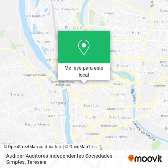 Audiper-Auditores Independentes Sociedades Simples mapa