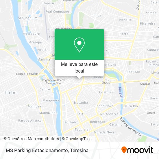 MS Parking Estacionamento mapa