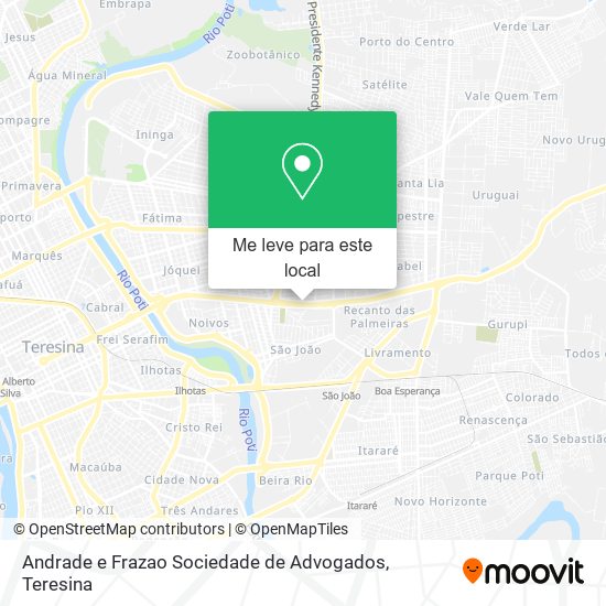 Andrade e Frazao Sociedade de Advogados mapa