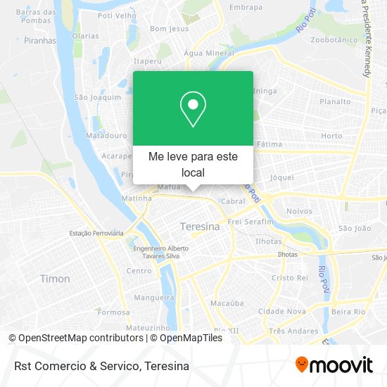 Rst Comercio & Servico mapa