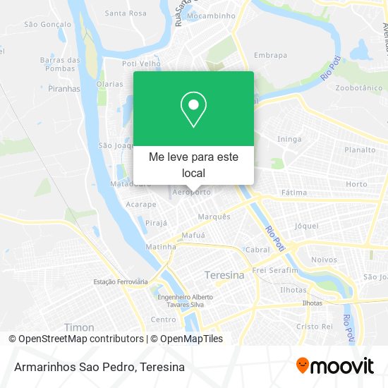 Armarinhos Sao Pedro mapa