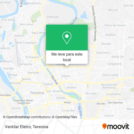 Ventilar Eletro mapa