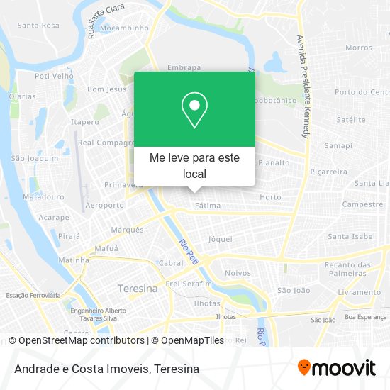 Andrade e Costa Imoveis mapa