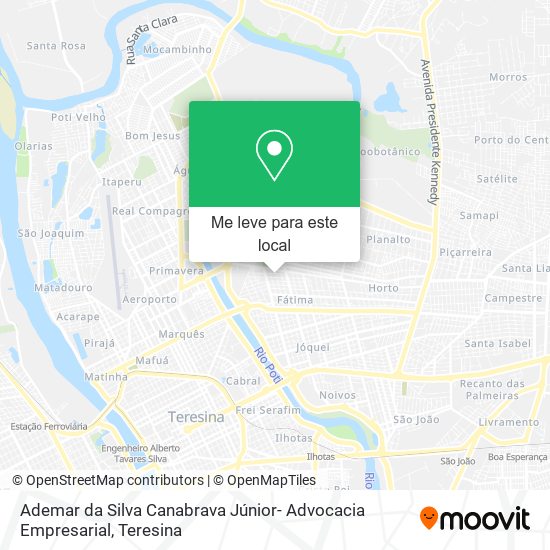 Ademar da Silva Canabrava Júnior- Advocacia Empresarial mapa