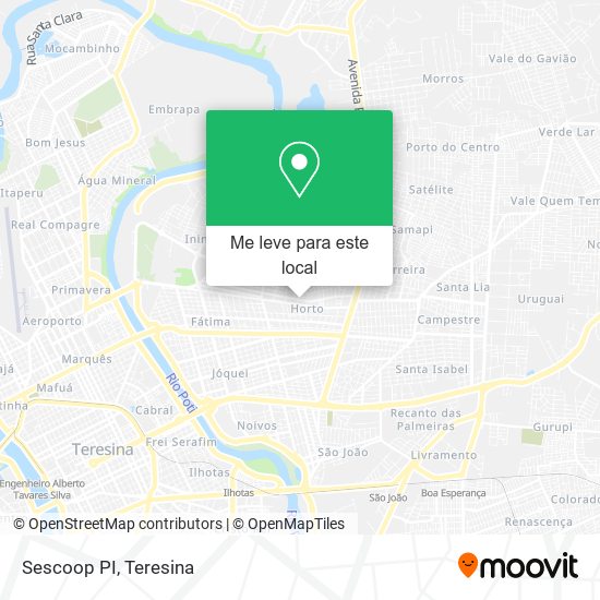 Sescoop PI mapa