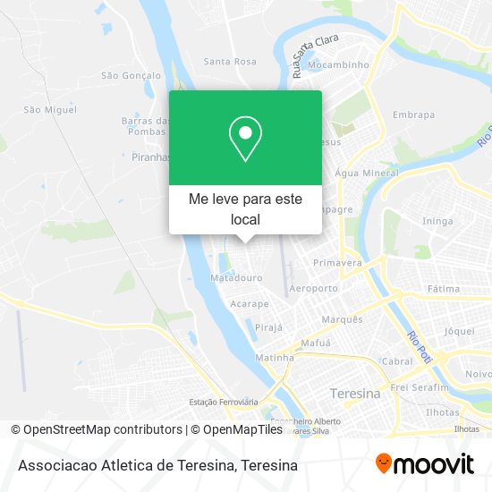 Associacao Atletica de Teresina mapa
