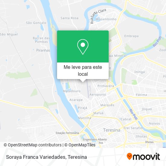 Soraya Franca Variedades mapa