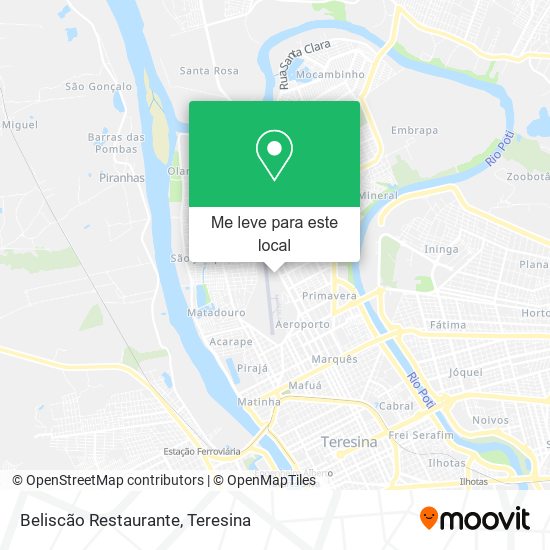Beliscão Restaurante mapa