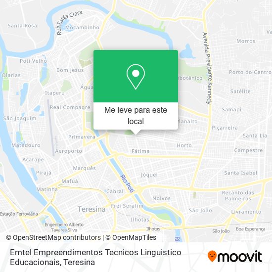 Emtel Empreendimentos Tecnicos Linguistico Educacionais mapa